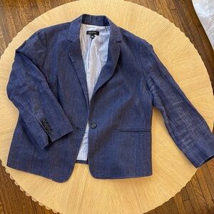 Ann Taylor Light Blue Button-Up Shirt